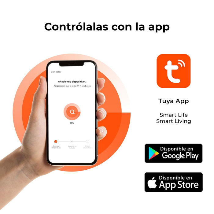 Tiras LED KSIX RGB (10 m) Tiras LED KSIX RGB (10 m)