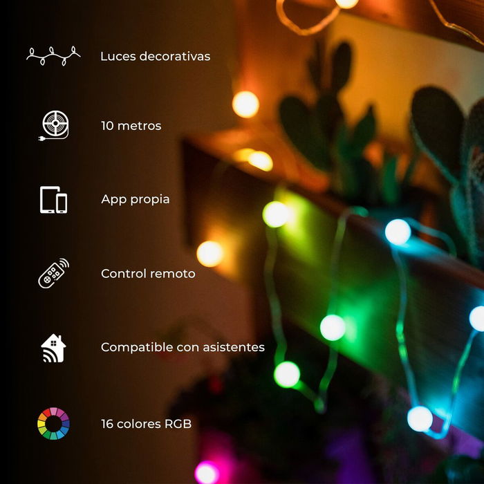 Tiras LED KSIX RGB (10 m) Tiras LED KSIX RGB (10 m)