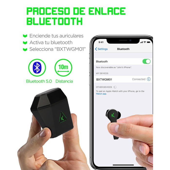 Auriculares KSIX TP-8427542116471_BXTWGM01_Vendor Negro Auriculares KSIX TP-8427542116471_BXTWGM01_Vendor Negro