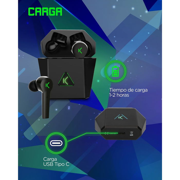 Auriculares KSIX TP-8427542116471_BXTWGM01_Vendor Negro Auriculares KSIX TP-8427542116471_BXTWGM01_Vendor Negro