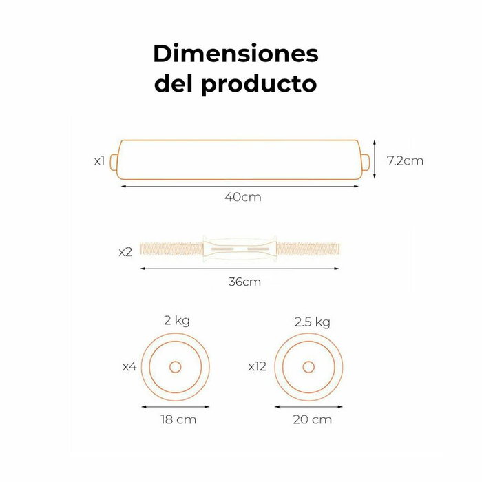 Mancuernas Xiaomi FED V2 40Kg