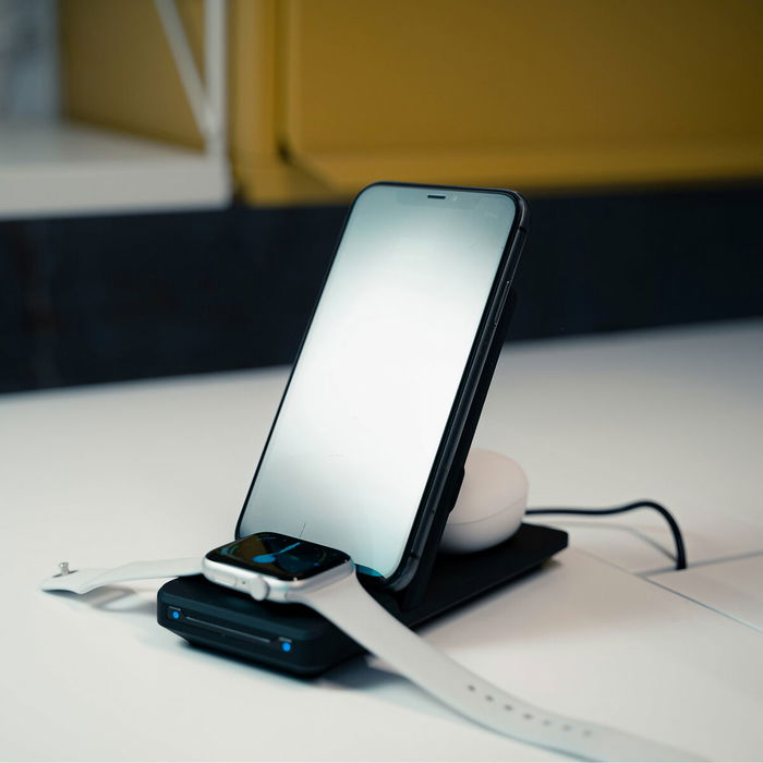 Cargador Inalámbrico KSIX Apple-compatible 15W Cargador Inalámbrico KSIX Apple-compatible 15W