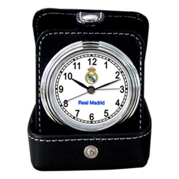 Reloj Despertador Real Madrid C.F. 9102096 Negro Plástico Reloj Despertador Real Madrid C.F. 9102096 Negro Plástico