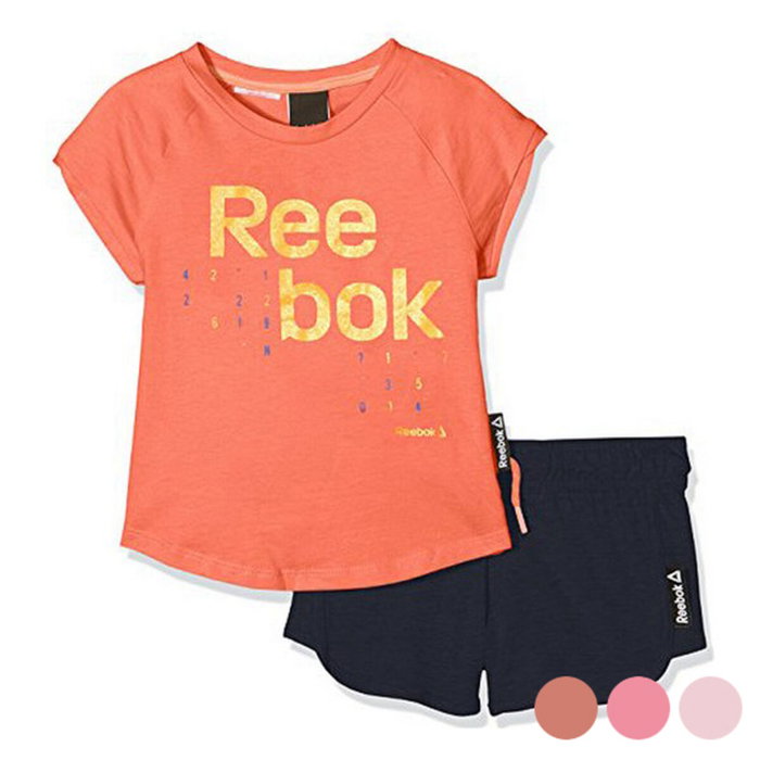 Conjunto Deportivo para Niños Reebok G ES SS Naranja 5 Años Conjunto Deportivo para Niños Reebok G ES SS Naranja 5 Años
