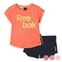 Conjunto Deportivo para Niños Reebok G ES SS Naranja 5 Años