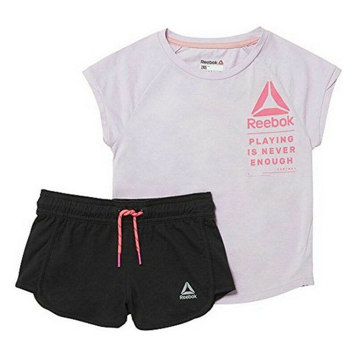 Conjunto Deportivo para Niños Reebok G ES SS MONGLW BABY Rosa 4 Años