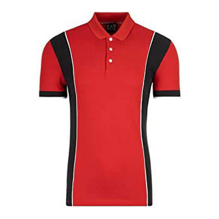 Polo de Manga Corta Hombre Armani Jeans C1450 Rojo XL Polo de Manga Corta Hombre Armani Jeans C1450 Rojo XL