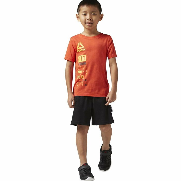 Conjunto Deportivo para Niños Reebok BK4380 Naranja 5 Años Conjunto Deportivo para Niños Reebok BK4380 Naranja 5 Años