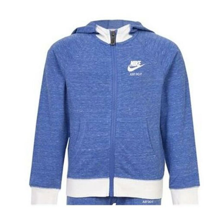 Sudadera Infantil Nike 842-B9A Azul 6-7 Años
