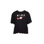 Camiseta de Manga Corta Infantil TEE ENERGY BOXY FRILLY Nike DO1351 Negro L