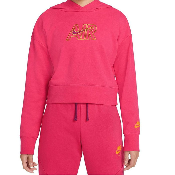 Sudadera con Capucha Niña CROP HOODIE Nike DM8372 666 Rosa 14 Años Sudadera con Capucha Niña CROP HOODIE Nike DM8372 666 Rosa 14 Años