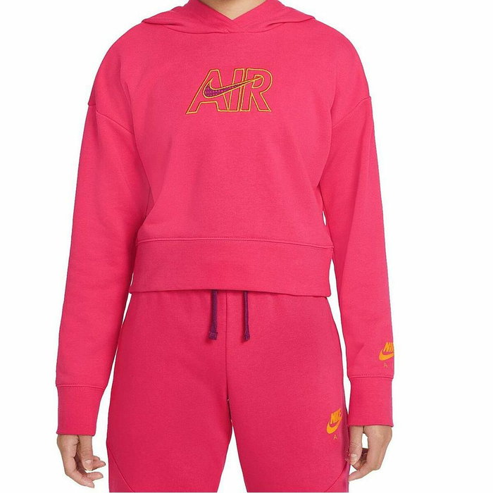 Sudadera con Capucha Niña CROP HOODIE Nike DM8372 666 Rosa 14 Años Sudadera con Capucha Niña CROP HOODIE Nike DM8372 666 Rosa 14 Años