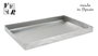 VR Molde Rectangular para Hornear de Aluminio, 5 Unidades (42 x 28.5 x 3.5 cm)