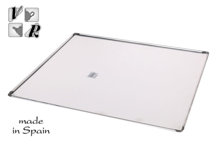 VR Bandeja rectangular con borde de aluminio 41x37 cm (6 Unidades) VR Bandeja rectangular con borde de aluminio 41x37 cm (6 Unidades)