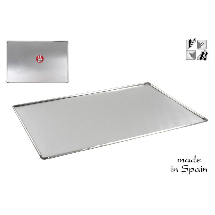 VR Bandeja Rectangular con Borde de Aluminio 44x31x0.5 cm (6 unidades)