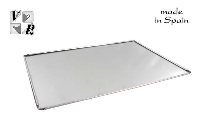 VR Bandeja rectangular con borde de aluminio 48 x 34 x 0.5 cm (400 g) (6 Unidades) VR Bandeja rectangular con borde de aluminio 48 x 34 x 0.5 cm (400 g) (6 Unidades)