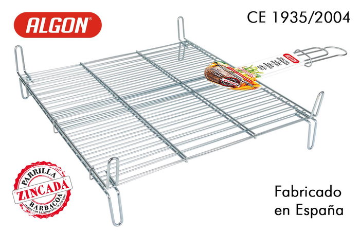 Parrilla Bbq Algon Doble Acero
