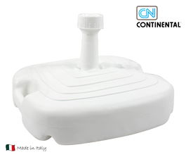 Inde Base Sombrillas Cuadrada Blanca 45x45x27 cm (3 Unidades)