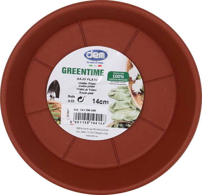 Greentime Bajo Plato 14 cm (Maceta 16) (12 Unidades)