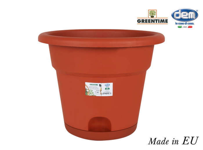 Greentime Maceta con Plato 35 cm ø35x28.5cm (6 Unidades)