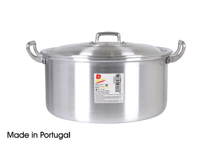 Mi Cocina Cacerola con Asas y Tapa de Aluminio 24cm 5lt Mi Cocina Cacerola con Asas y Tapa de Aluminio 24cm 5lt