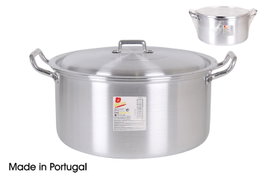 Mi Cocina Cacerola con Asas de Aluminio de 28 cm y 8 Litros (4 Unidades)