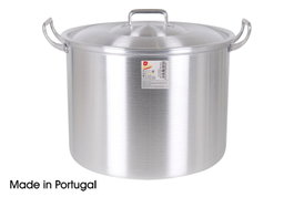 Mi Cocina Olla con Tapa de Aluminio 34 cm, 25 Litros (2 Unidades)