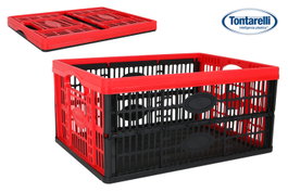 Tontarelli Caja Plegable Voilà 32L Rojo/Negro (10 Unidades)