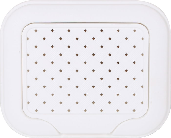 Tontarelli Papelera Baño 10 L "Arianna" Blanco 24x20x35 cm (8 Unidades)