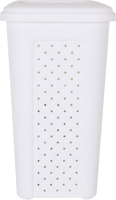 Tontarelli Papelera Baño 10 L "Arianna" Blanco 24x20x35 cm (8 Unidades)