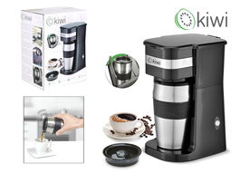 Kiwi Cafetera C/Mug Take Away 420Cc, Dimensiones: 20 cm Ancho x 26 cm Alto x 15 cm Largo