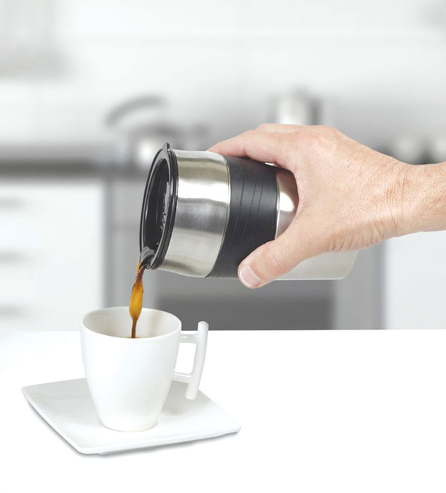 Kiwi Cafetera C/Mug Take Away 420Cc, Dimensiones: 20 cm Ancho x 26 cm Alto x 15 cm Largo