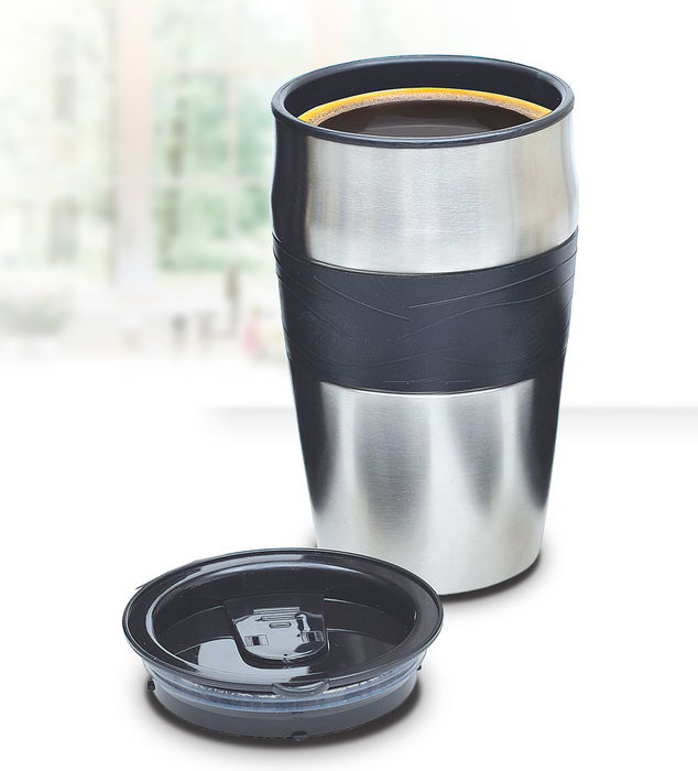 Kiwi Cafetera C/Mug Take Away 420Cc, Dimensiones: 20 cm Ancho x 26 cm Alto x 15 cm Largo