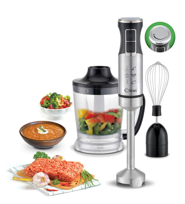 Kiwi Set Batidora-Picadora 1000W 1L, 22x27x14 cm