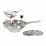 Quttin Pasapure de Acero con 3 Discos de 24cm