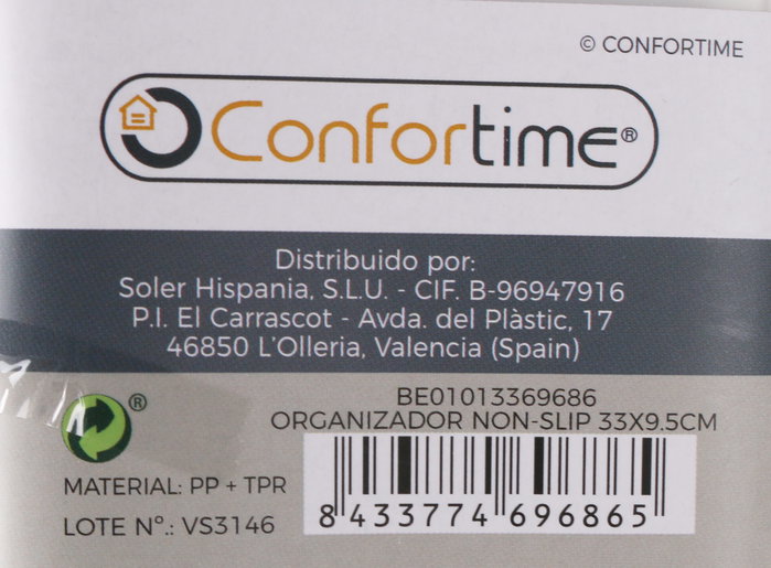 Confortime Organizador Non-Slip 33x9.5cm