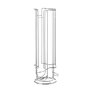 Quttin Soporte para 24 Cápsulas de Café, 18 Piezas, Medidas 11.5x33 cm (6 Unidades)