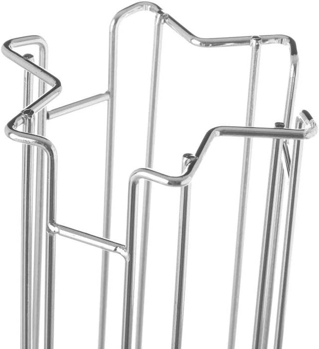 Quttin Soporte para 24 Cápsulas de Café, Organizador de Cápsulas Nespresso y Nescafé Dolce Gusto, Medidas 12x43 cm (6 Unidades)