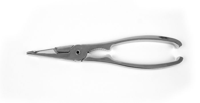 My Bar Tenazas para Marisco, Acero Zinc, 18 x 4.2 cm, 115 g, Color Plateado (12 Unidades)