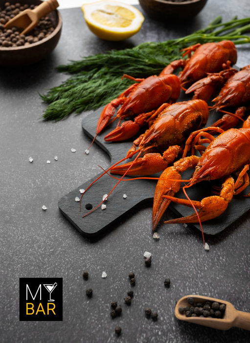 My Bar Tenazas para Marisco, Acero Zinc, 18 x 4.2 cm, 115 g, Color Plateado (12 Unidades)