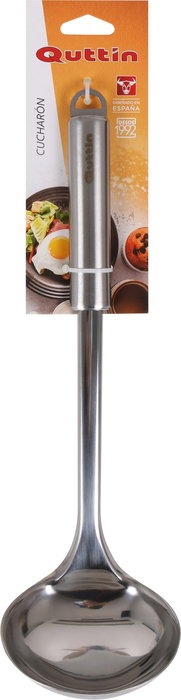 Quttin Cucharon Ss Silver 30cm con dimensiones 35 x 9 x 6,5 cm (12 Unidades)