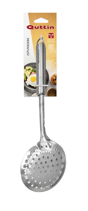Quttin Espumadera Ss Silver 32 cm (12 Unidades)