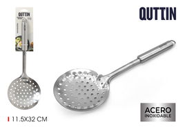 Quttin Espumadera Ss Silver 32 cm (12 Unidades)