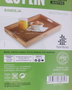 Quttin Bandeja Bambú 40 x 27 x 4.6 cm (6 Unidades)