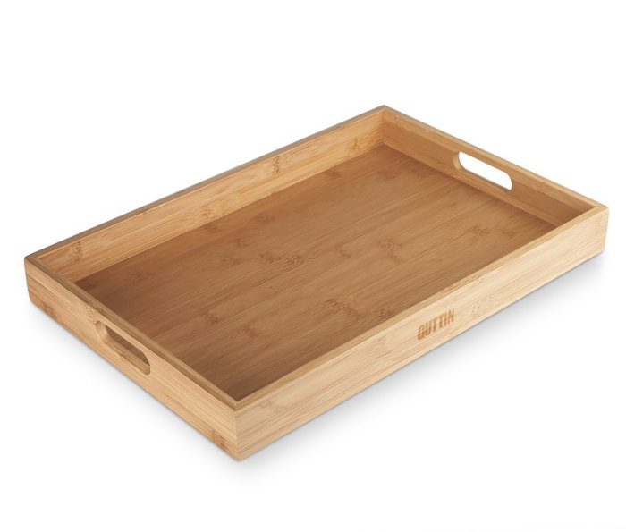 Quttin Bandeja Bambú 40 x 27 x 4.6 cm (6 Unidades)