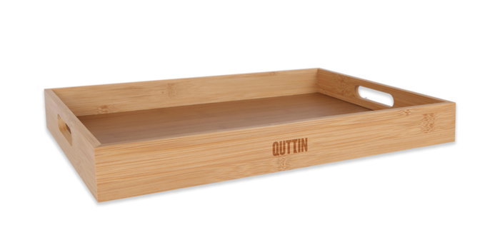 Quttin Bandeja Bambú 40 x 27 x 4.6 cm (6 Unidades)