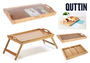 Quttin Mesa Bambú Plegable 50 cm x 30 cm (4 Unidades)