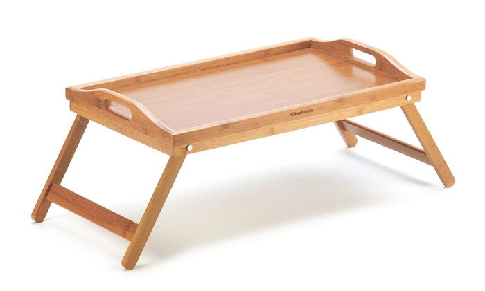 Quttin Mesa Bambú Plegable 50 cm x 30 cm (4 Unidades)