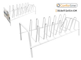 Confortime Organizador de Sartenes 36.5 x 18.6 x 14.3 cm Colección White (12 Unidades)
