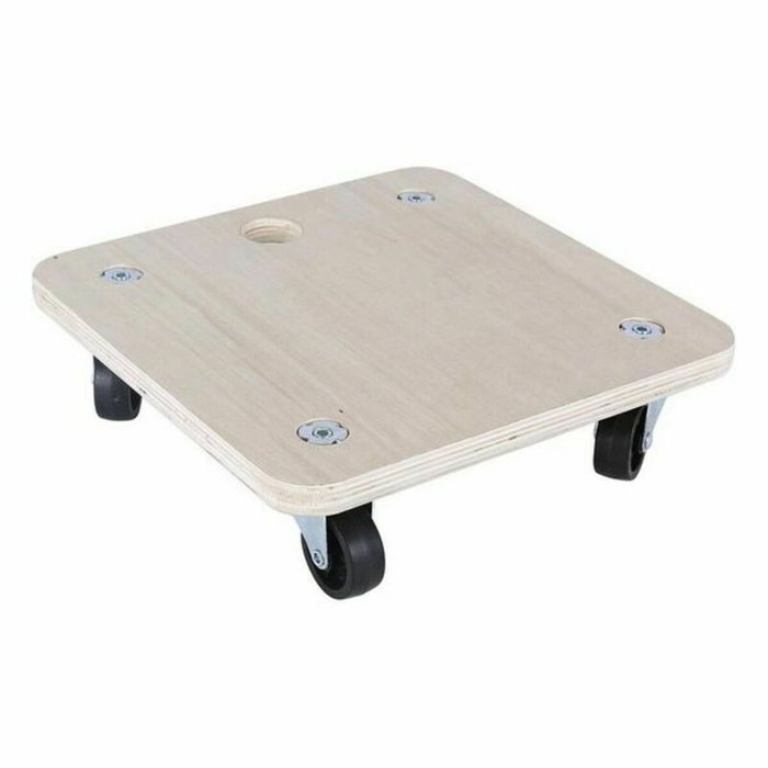 Bricotech Base de Madera con Ruedas 30x30cm Bricotech Base de Madera con Ruedas 30x30cm